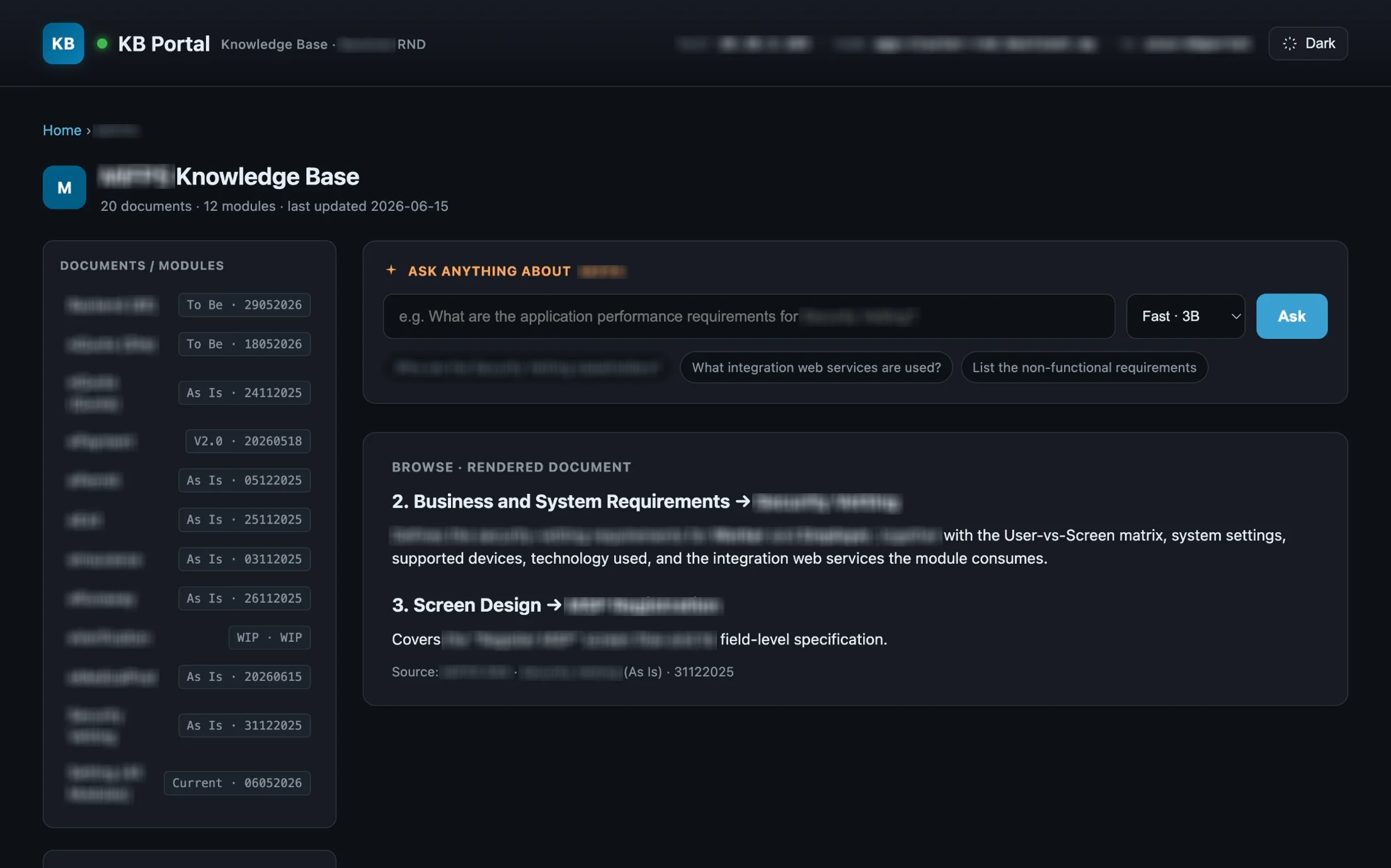 AI Knowledge Base Platform